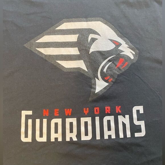 NEW Gildan Unisex Blue Short Sleeve New York Guardians XFL Football - Size XL - Picture 2 of 6